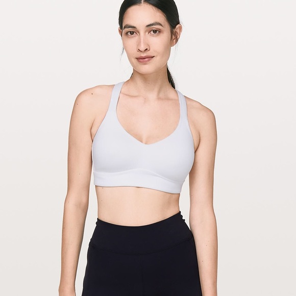 Lululemon Speed Up Bra White C/D Cup Size 6 - Picture 1 of 4